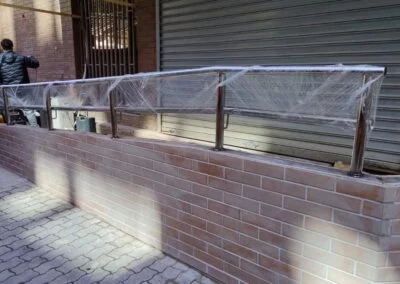 Instalación de Barandas de acero inoxidable