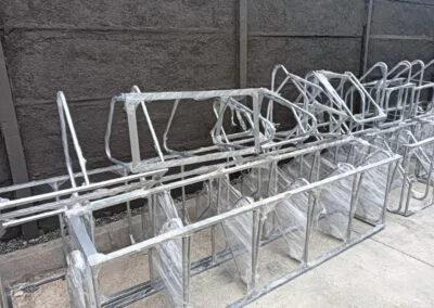 Instalación de bicicleteros en región metropolitana